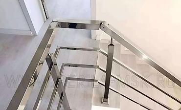 Изготовление перил: Перила и ограждения из нержавеющей стали - Материал: нержавеющая — 10