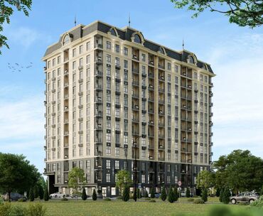 купить 2х комнатную квартиру в бишкеке: 2 комнаты, 72 м², Элитка, 8 этаж, ПСО (под самоотделку)