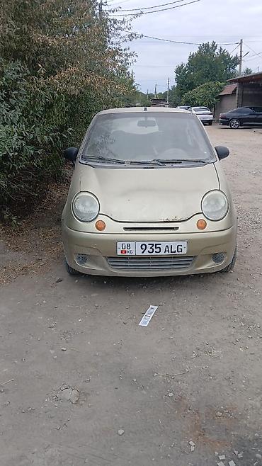 Унаа: Daewoo Matiz: 2009 г., 0.8 л, Кол менен иштөөчү, Бензин, Хетчбек — 1