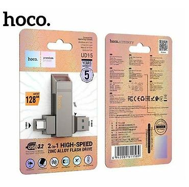 ipad 64: USB 3.2 — USB‑C флеш‑накопитель HOCO UD15, 128 ГБ - 2‑в‑1: разъёмы — 2