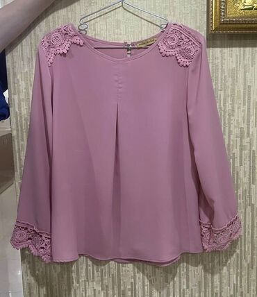 Рубашки и блузы: Цвет - Розовый