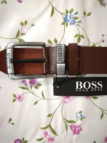 lila torba: Male, Hugo Boss, Material: Leather