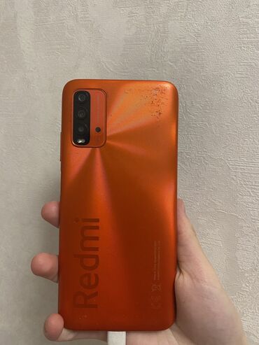 Redmi: Redmi, Redmi 9T, Б/у, 64 ГБ, цвет - Оранжевый, 2 SIM