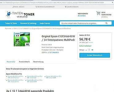 Kreativni setovi za decu: Epson 34 Multipack – originalni set kertridža za štampače - Tip — 7