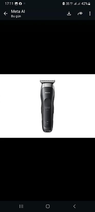 iphon 5: Philips Multigroomer Series 7000 – 5‑in‑1 çoxfunksiyalı trimmer - Üz — 1