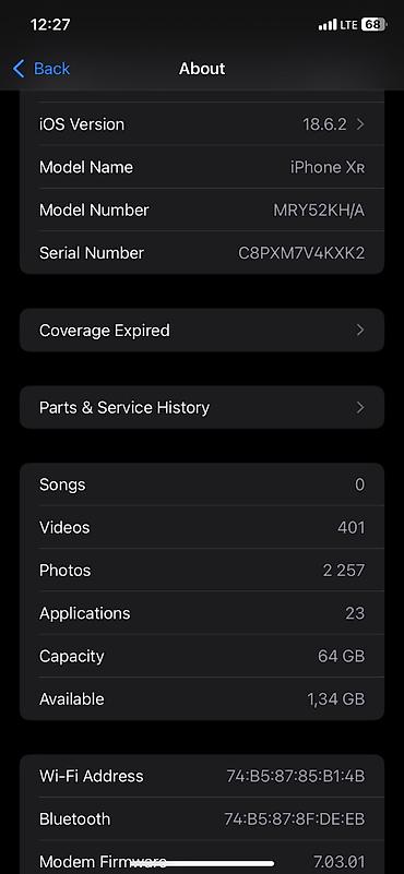 iphone cable: IPhone Xr, Б/у, 64 ГБ, Белый, 75 % — 3