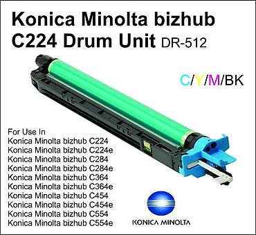 Konica Minolta Drum unit DR-512 For use in: Konica Minolta