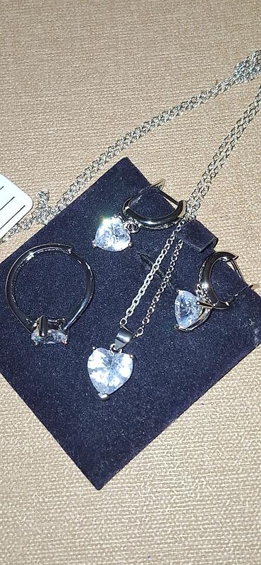 Bijuteriya dəstləri: Dest. Sterling gumushu — 10