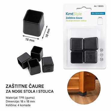 KMT Navlake za nogare stolova i stolica 3283555 Zaštitne čaure za