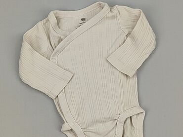 kurtka jeansowa niemowleca: Body, H&M, 0-1 month, 
condition - Perfect