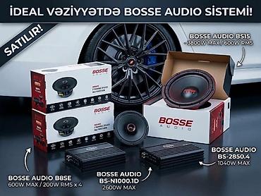 basavık: Təcili satılır: İdeal vəziyyətdə Bosse Audio aparatura komplekti! — 1