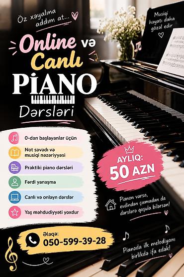 ev usdası: Online və canlı piano dərsləri - 0-dan başlayanlar üçün - Not savadı — 1