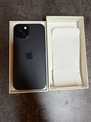 iphone 9 цена в бишкеке: IPhone 15, Б/у, 128 ГБ, Черный, Коробка, 88 %