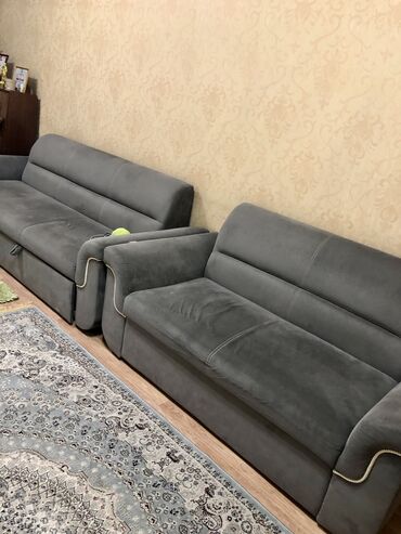 евростиль в Кыргызстан | ШКАФЫ, ШИФОНЬЕРЫ: Продаю 2 дивана трёхместный и двухместный фирмы Евростиль. Трёхместный