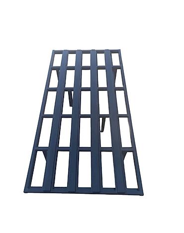 palet nədir: Metal palet – 2,0 m x 0,90 m - Material: qalın divarlı metal/profil — 2