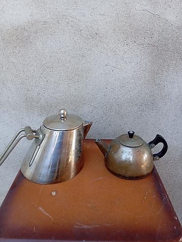 Mətbəx üçün 2 ədəd metal çaydan/kettle dəsti - Böyük çaydan lalafo.az -da Mətbəx üçün 2 ədəd metal çaydan/kettle dəsti - Böyük çaydan