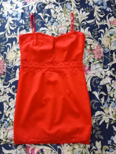 komplet haljina i sako: M (EU 38), Jednobojni, bоја - Crvena