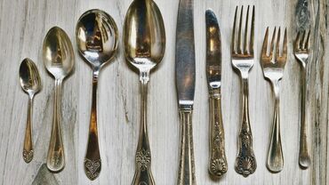 столовые ложки: Куплю столовое серебро, рюмки, посуду