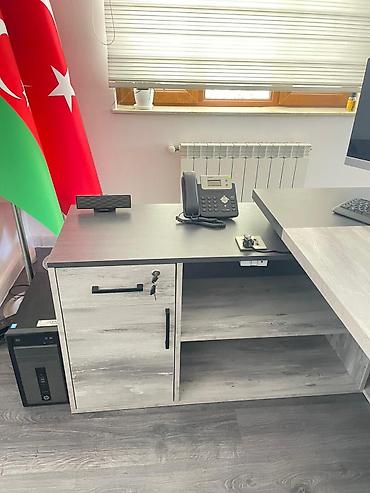 Ofis mebeli: İşlənmiş, Müdir üçün, Dördbucaq masa — 6