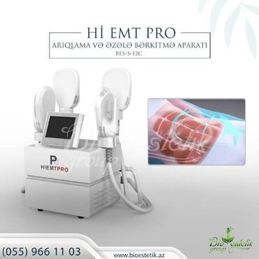 аппарат для маникюра и педикюра: Əzələ bərkitmə və arıqlama aparatı 2×1 (4 başlıqlı) Hİ-EMT PRO 2