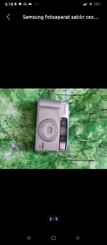 fotoaparat polaroid: Samsung fotoaparat canon satılır. Heç bir problemi yoxdur. GİYMET