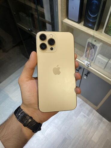 İnformatika: IPhone 13 Pro Max, 256 GB, Qızılı, Zəmanət, Simsiz şarj, Face ID