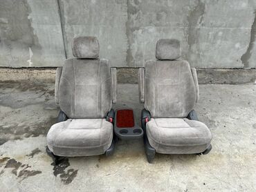 салон эстима: Заднее сиденье, Велюр, Toyota 2003 г., Б/у, Оригинал, Япония