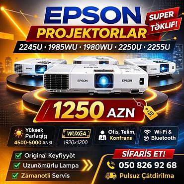 proyektor qiymetleri: İşlənmiş Portativ Proyektor Epson, Ödənişli çatdırılma — 3