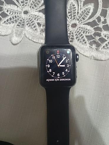apple 18: Apple Watch Series 3 – 38 mm, Space Gray alüminium korpus, qara — 1
