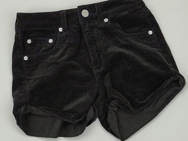 czarne t shirty z nadrukiem: Shorts, Topshop, XS (EU 34), condition - Good