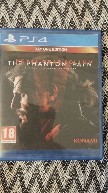 Oyun diskləri və kartricləri: Metal Gear Solid 5: The Phantom Pain, Simulator, İşlənmiş Disk, PS4 (Sony Playstation 4), Pulsuz çatdırılma