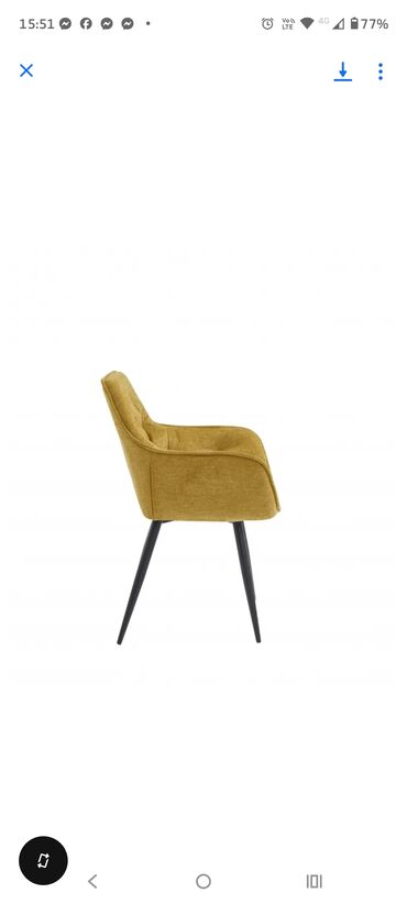 Stolice: Amalfi Breg Žuta trpezarijska stolica odiše modernim dizajnom i na lalafo.rs — 2 Stolice: Amalfi Breg Žuta trpezarijska stolica odiše modernim dizajnom i — 2