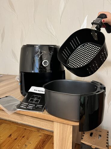 philips airfryer qiymeti: Фритюрница Kumtel, Больше 5 л, Новый, Бесплатная доставка