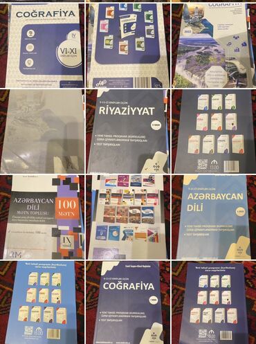Digər məktəb dərslikləri: Kitablar bəziləri heç istifadə olunmayıb bəziləri çox az ehdiyacı olan