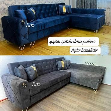 Divanlar: Künc divan, Yeni, Açılmayan, Bazasız, Şəhərdaxili pulsuz çatdırılma — 21