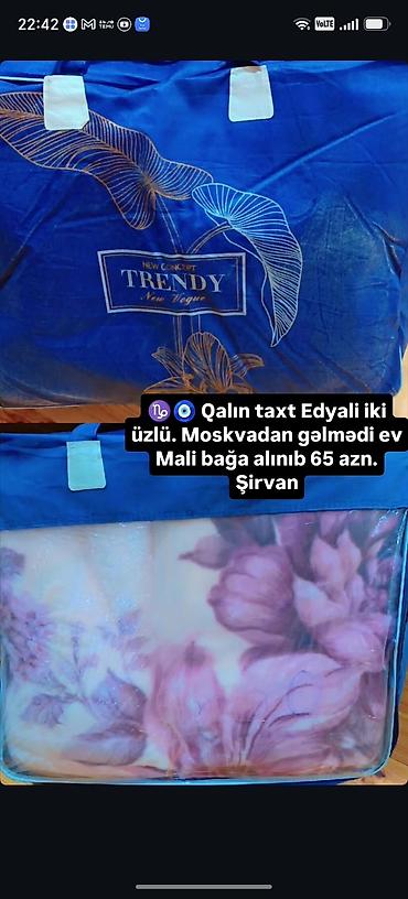 təbaşir və pastel: Qalın taxt edyali, ikiüzlü model. Dəst daşıma çantası ilə. Üstündə — 1