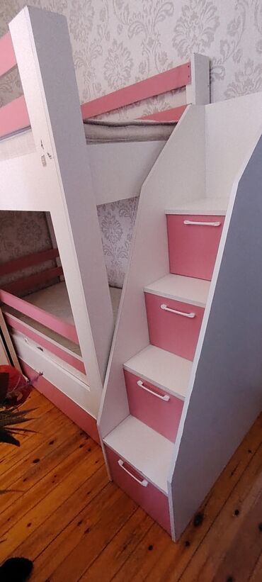 İkimərtəbəli uşaq çarpayıları: Qız üçün, Çarpayı, Matras ilə, Siyirməli -da lalafo.az — 7 İkimərtəbəli uşaq çarpayıları: Qız üçün, Çarpayı, Matras ilə, Siyirməli — 7