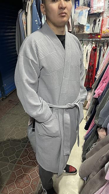 Домашние костюмы: Мужской банный халат ✨ 💯 хлопок | M L XL 2XL 3XL 4XL 0-2500 сом — 19