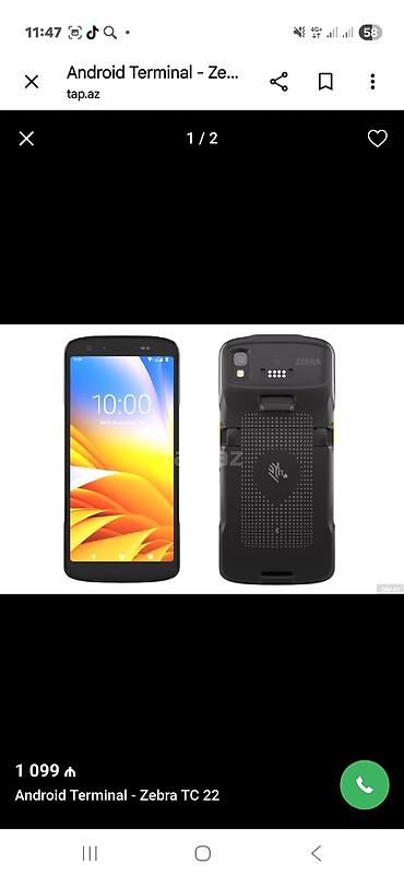 Ticarət printerləri və skanerləri: Zebra TC22 əl terminalı - Platforma: Android (Zebra DNA dəstəyi ilə) — 5