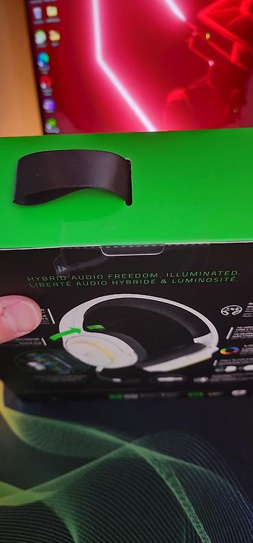 ağa playstation: Yeni Simsiz (Bluetooth) Qulaqcıqlar, Razer, rəng - Ağ — 3