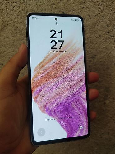 red magic 6: Samsung Galaxy A53 5G, Б/у, 256 ГБ, цвет - Голубой, 2 SIM — 1