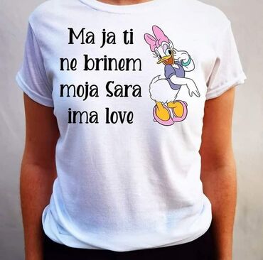 Majice kratkih rukava: Izrada majci po vašoj želji
S.m.l.xl.xxl 2000din
Boja: Bele i Crne — 22