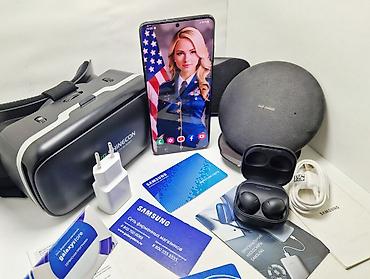 Samsung: Samsung Galaxy S20 Plus, Б/у, 512 ГБ, цвет - Черный, 1 SIM, 2 SIM, eSIM — 16