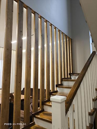 Деревянные лестницы: Деревянная лестница Для дома, Форма лестницы: Прямая, Стиль: Классический — 10