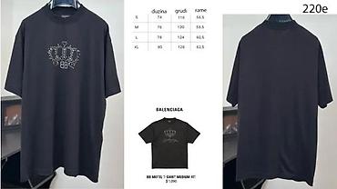 Majice: Men's T-shirt Balenciaga, bоја - Crna — 16