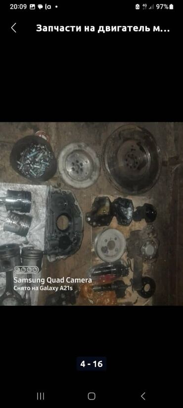 Двигатели, моторы и ГБЦ: Дизельный мотор Mercedes-Benz 4.3 л, Б/у, Оригинал — 6