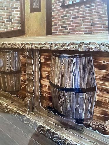 Sifarişlə qonaq dəstləri: Rustik üslubda əl işləri: interyer üçün bədii ağac işləmələri və mebel — 6