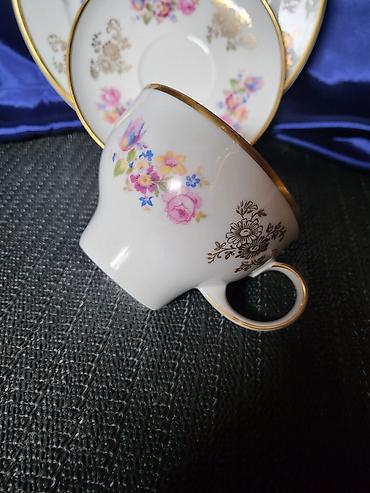 Ostali antikviteti: Set Wallendorf 1950 do 1965 g.Istocna Nemacka. Trodelni nemacki set — 6