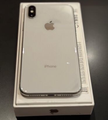 айфон xs купить: IPhone X, Gümüşü, Face ID