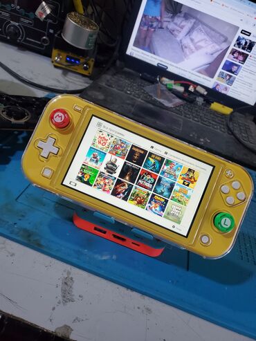 беспроводные наушники купить бишкек: Nintendo switch lite чипованный(прошитый) 32гб+256гб установлено 36